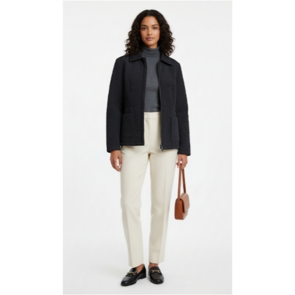 ✨ Esprit Size M Black Quilted Zip Up Jacket – Lined, Cozy & Stylish 🧥 - Picture 1 of 13